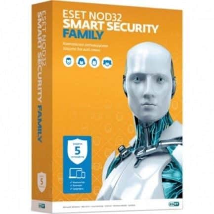 ESET NOD32 Smart Security Family 1 год на 5 устройств