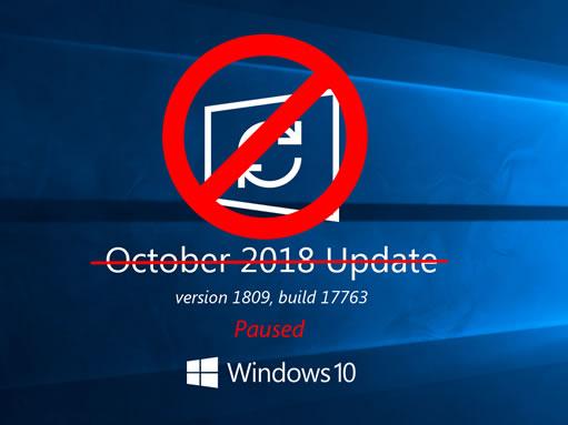 Microsoft отозвала обновление Windows 10 October 2018 Update 