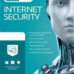 ESET Internet Security - комплексная защита 2023, лицензия на 1 год на 3 ПК
