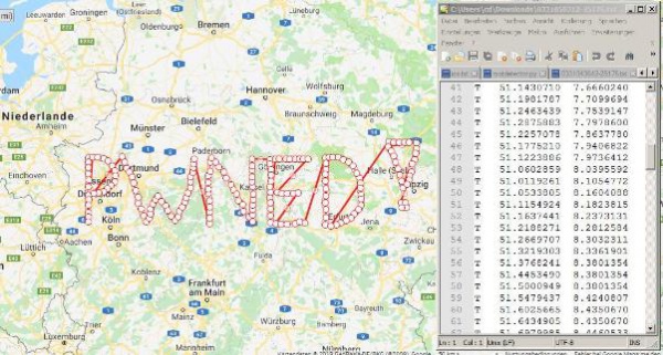 Исследователь написал «PWNED!» на картах сотен GPS-часов