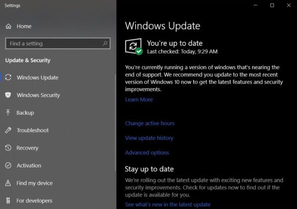 Microsoft начала предупреждать о скором прекращении поддержки Windows 10