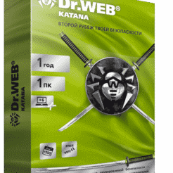 Dr.Web KATANA — лицензия на 1 год на 1 ПК