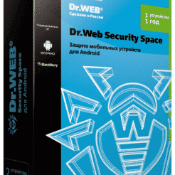 Dr.Web Security Space для Android — лицензия на 1 год на 1 устройств