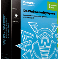 Dr.Web Security Space для Android — лицензия на 1 год на 2 устройств