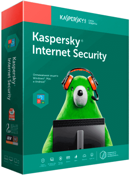 Kaspersky Internet Security - 1 год на 2 устройства