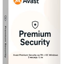 Антивирус Avast Premium Security for Windows 1 ПК/3 месяц - купить в Ташкенте