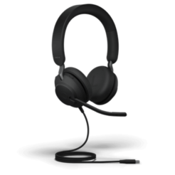 Проводная гарнитура Jabra Evolve2 40, USB-A, MS Stereo