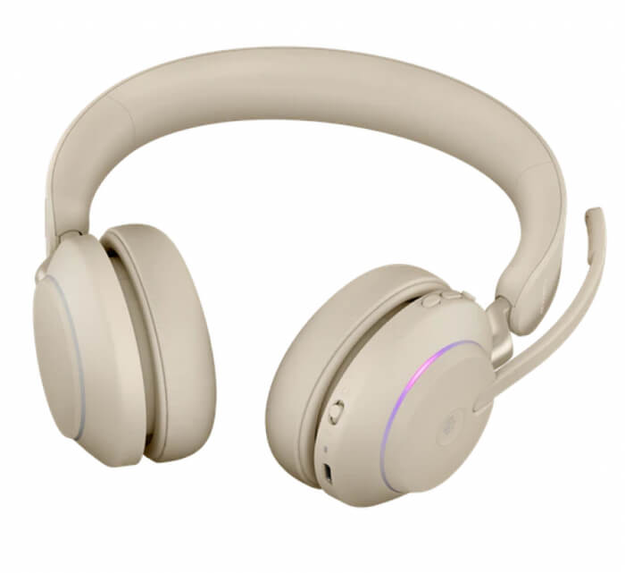 Наушники Jabra Evolve2 65, Link380a MS Stereo Beige купить на uzsoft.uz