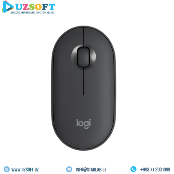 LOGITECH M350 Pebble Bluetooth Mouse - GRAPHITE