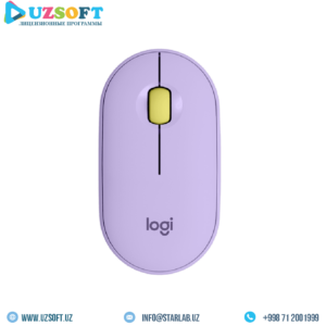 LOGITECH M350 Pebble Bluetooth Mouse - LAVENDER LEMONADE