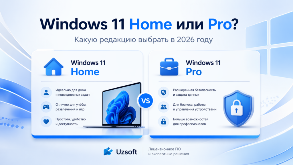 Windows 11 Home vs Pro что выбрать для дома, работы и бизнеса